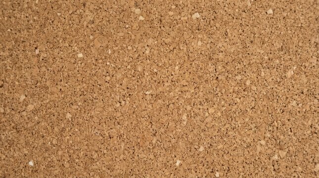 Natural cork board texture background with a detailed granular surface