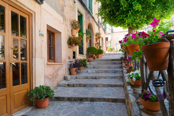 Fototapeta premium old town of Valdemossa, Majorca