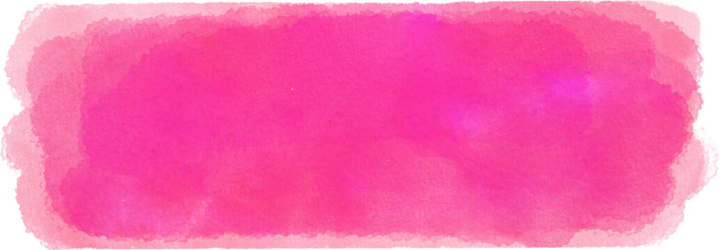 Pink Watercolor Brush Stroke