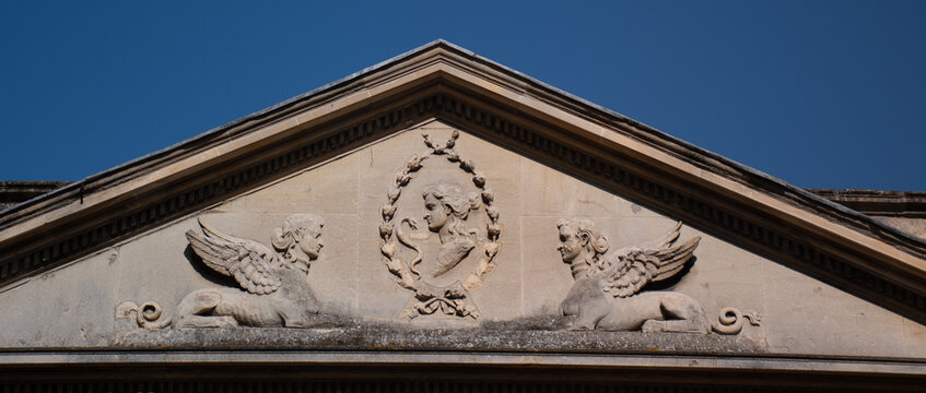 A detail of the Pump Room, Bath, Somerset