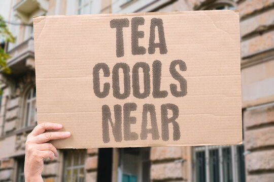 "Tea cools near" A hot drink goes lukewarm while you're doing something else. TEA. COLD. DISTRACTION. MOMENT. FORGET.