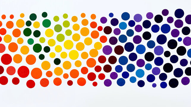 Colorful Abstract Dot Pattern with Gradient Transition