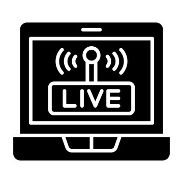 Live streaming Icon