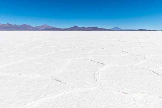 Uyuni salt flat desert landscape, Bolivia.