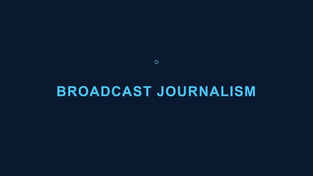 Broadcast journalism title card animation for news media and television production 4k
