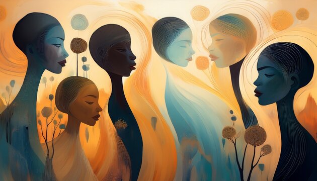the complex emotional landscape of dark empaths a unique abstract representation