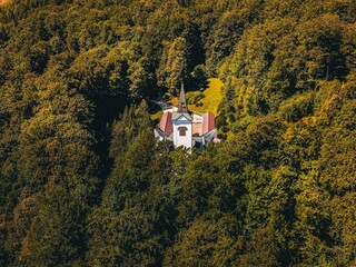 Maria Hilf (Chrám Panny Marie Pomocné), The sanctuary is located in the Czech part of the Opava Mountains, near the village of Zlaté Hory © Bartomiej
