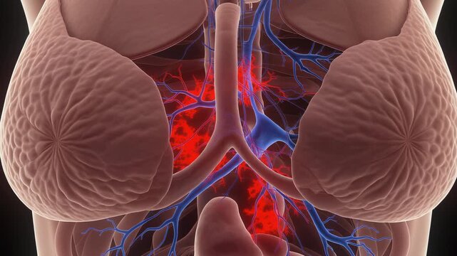 Subareolar Lymphatic Plexus Rosette Beneath Semi Transparent Breast Tissue Layers for Anatomy Education