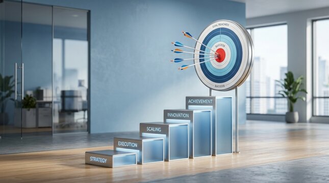 Leadership in Action: Reaching Business Targets with Arrows