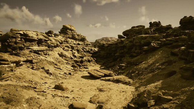 layered sandstone rock formation showing distinct texture and horizontal strata, close focus on sediment bands and mineral variation, geology study aesthetic