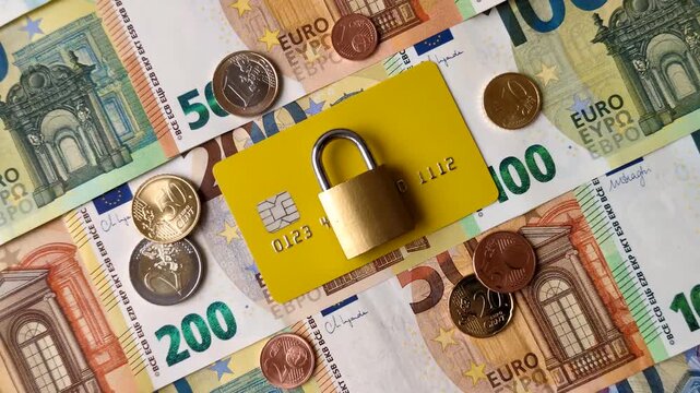 Blocking of a bank debit card, account, or bill, fraud, or bankruptcy. Blocking of a bank card