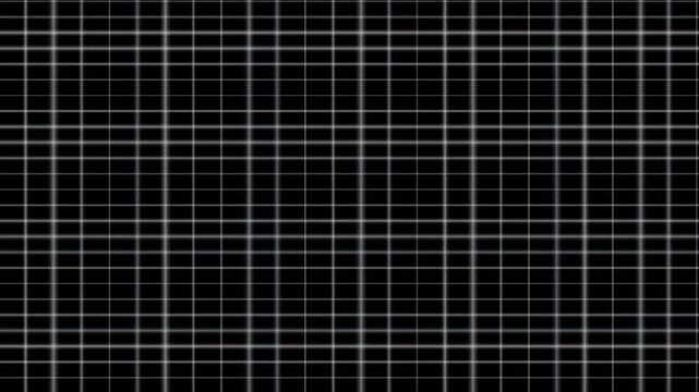 The grid lines move in a continuous loop across the screen creating a seamless pattern effect.