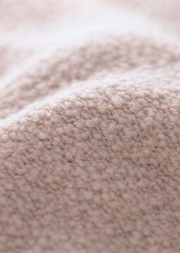 Pink Boucle Fabric Boucle Macro Background