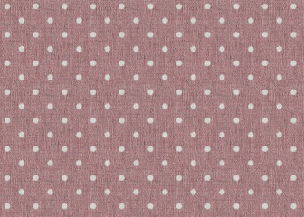 Pink Polka Dot Textile Pattern Background © 212069668