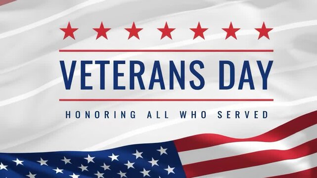 Veterans day honoring all who served