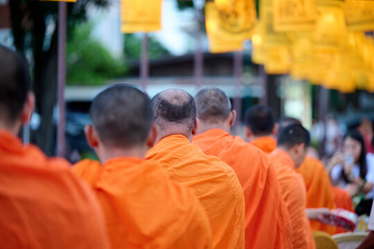 buddhist monks in the temple