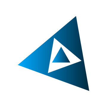 Triangle icon design template