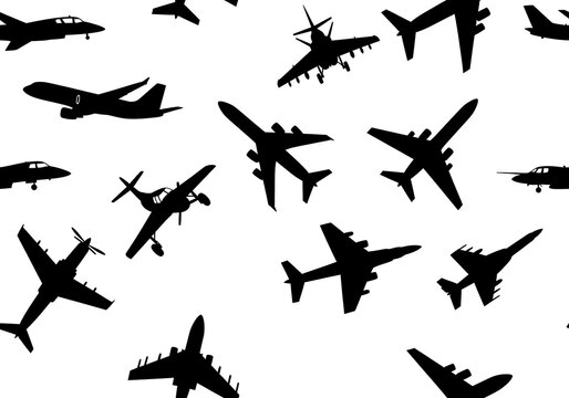 Military fighter jets flying in formation vector