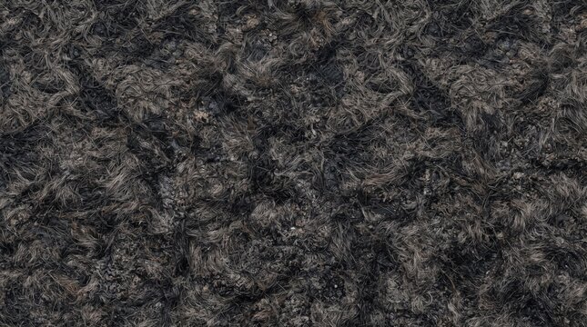 rough furry onyx stone texture in dark charcoal gray tone