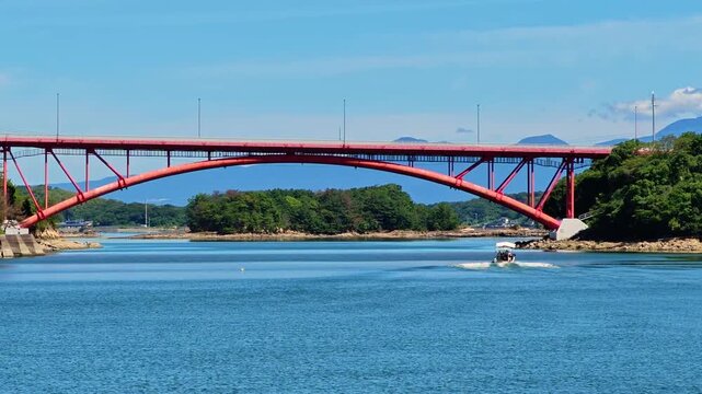 夏の天草5号橋　松島橋