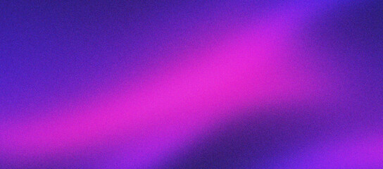 Vibrant purple gradient background with grainy texture. Abstract neon pink light blur on dark violet backdrop. Modern aesthetic mesh wallpaper for digital marketing and creative web design.