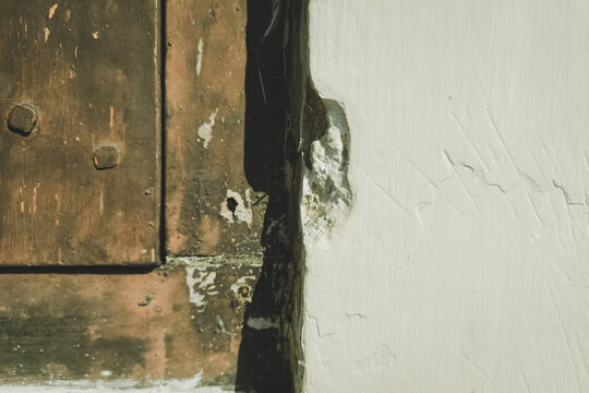 old wooden door with lock