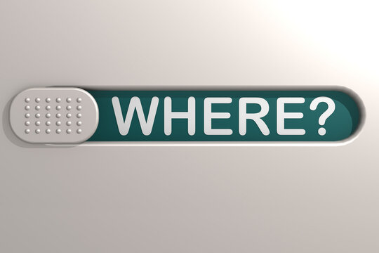 Where word with slider switch