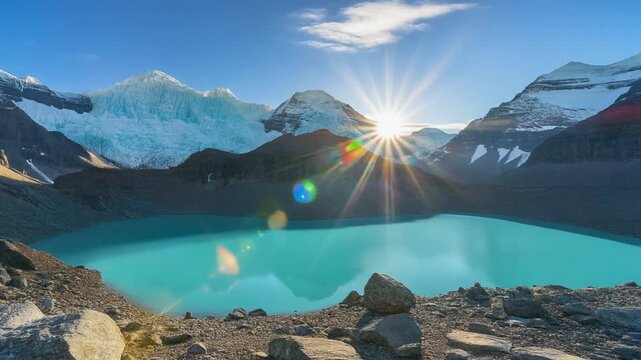 Breathtaking Gokyo Lake Nepal sunrise mountain landscape