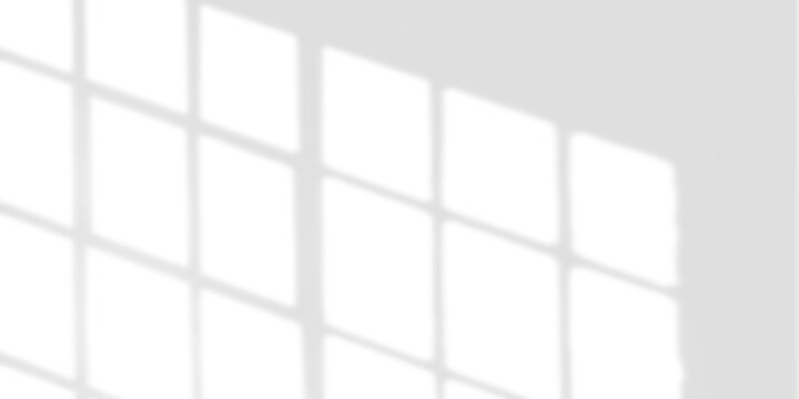 Window shadow overlay with grid pattern on transparent background for design projects.