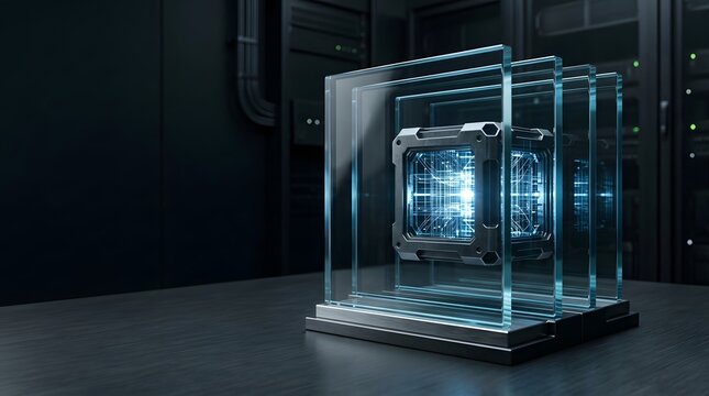 Layered data protection concept around secure server