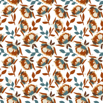 Abstract Paint Background seamless pattern