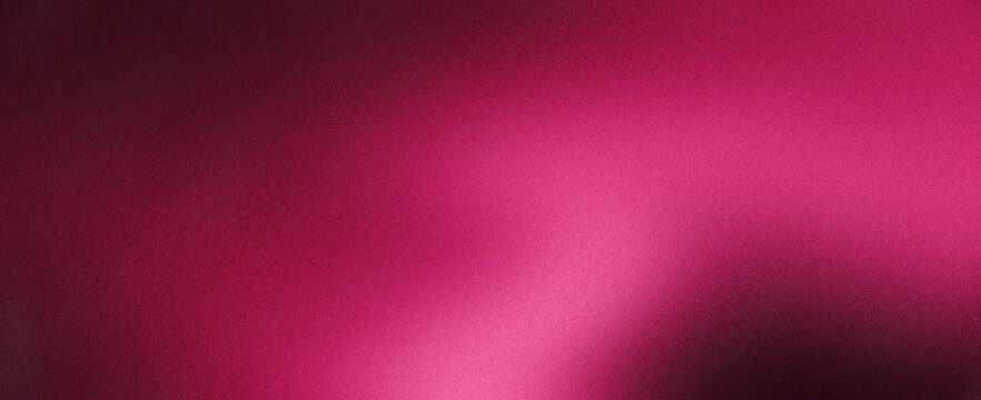 Vibrant grainy gradient background, maroon pink glowing blur on black backdrop, abstract noise texture dark header banner cover poster wallpaper design