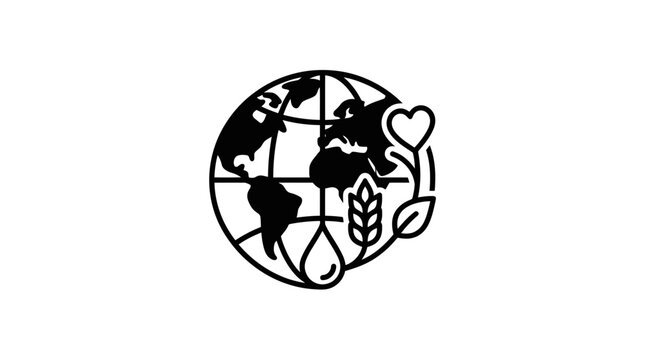 Global Sustainability and Ecology Icon