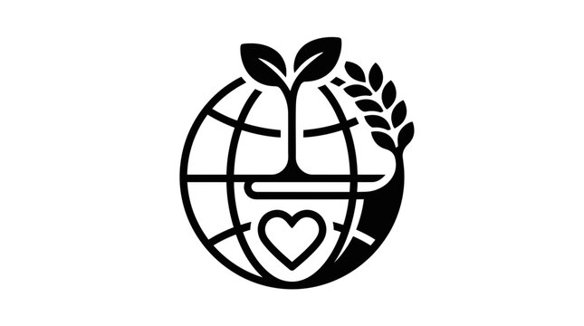 Global Sustainability and Nature Conservation Icon