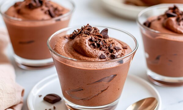 homemade chocolate mousse
