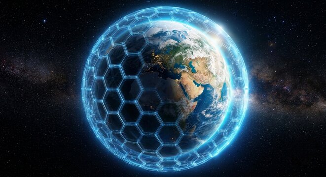Protect the Ozone Layer, Ecology and Global Warming Awareness Concept