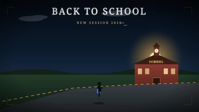 Night view of a school building with illuminated clock tower architecture education learning campus nighttime architecture education learning campus nighttime