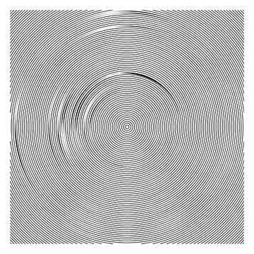 Abstract background featuring a complex moire pattern with intersecting geometric lines and concentric circular wave interference effects