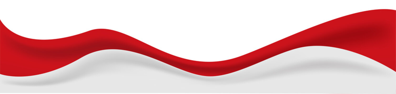 Modern Red Wave Banner Graphic for Marketing Campaigns & Digital Design Background
