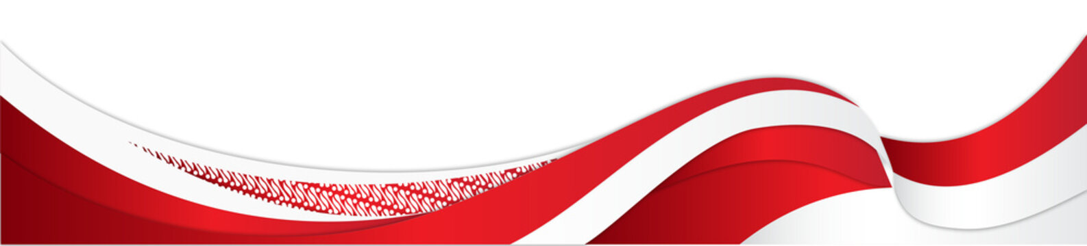 Modern Red White Abstract Wavy Banner Background. Dynamic design element for corporate presentations, marketing, and event promotions.