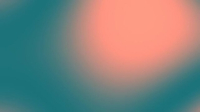 Soft peach and teal liquid gradient background animation