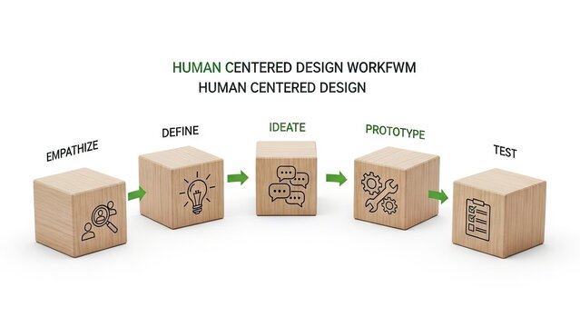 Human centered design workflow a visual guide for innovation and development