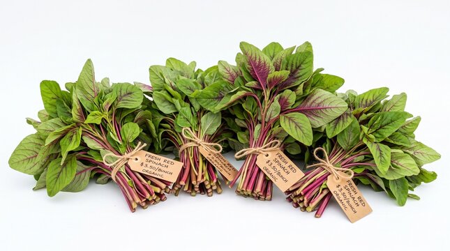 Fresh Red Spinach