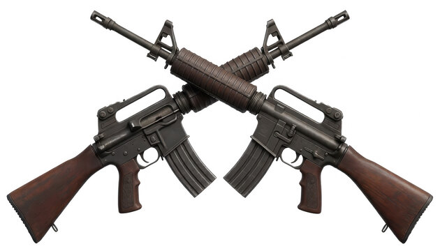 Crossed Rifles Transparent Background