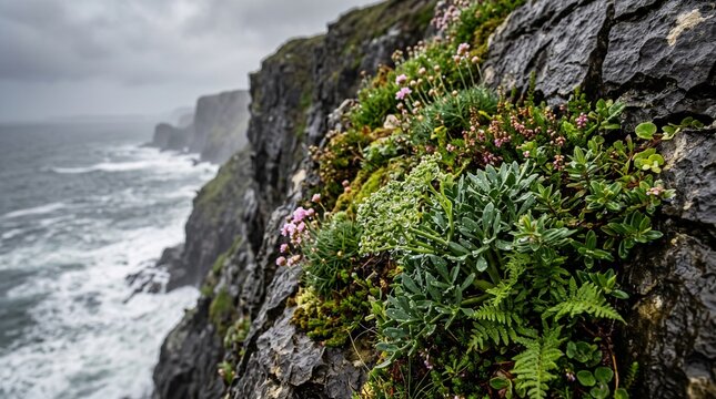 Coastal cliff vegetation