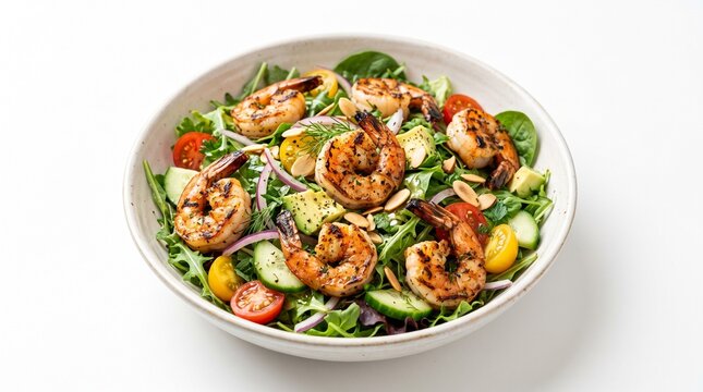 Shrimp salad bowl