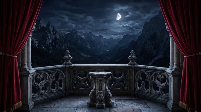 Vampire Castle Balcony Platform / Plataforma en Balc&oacute;n de Castillo Vamp&iacute;rico