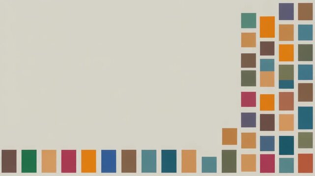 colorful pixel art animation transition with smooth gradient effects