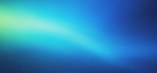 Abstract blue background with grainy texture and light leak. Minimalist teal gradient backdrop for digital art. Soft cinematic glow on dark blue surface. Modern ethereal wallpaper for design. © VEXLO