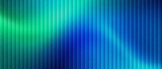 Fototapeta premium Abstract blue and green light background with vertical stripes. Modern glowing neon lines texture for technology banners. Vibrant turquoise gradient pattern for digital wallpaper and web design.